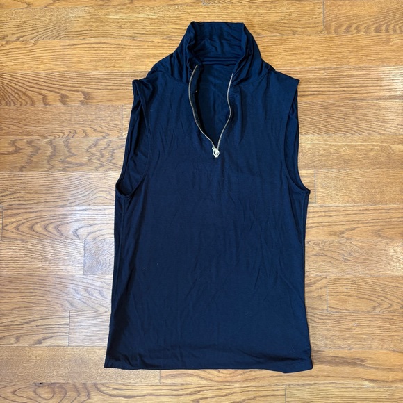 Free People Tops - Free People Black Sleeveless Top with Zipper